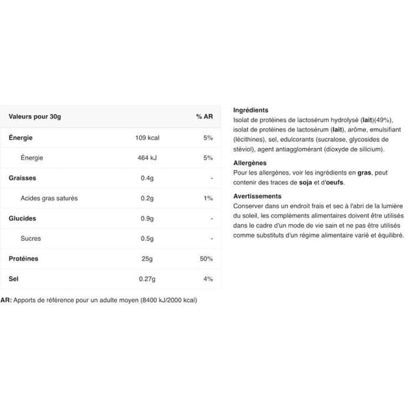 Dymatisera hydrolyserad vassle - ISO 100 Hydrolyserad - Gourmet Vanilj 2264g