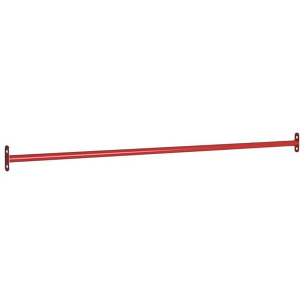 vidaXL Träningsstänger 3 st 125 cm Stål Röd