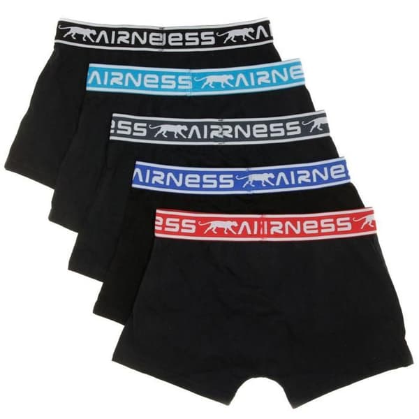 5-pack Svarta Kalsonger Kille Airness