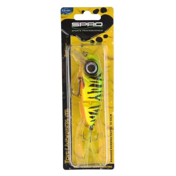 Spro Iris Underdog Jointed 80/100 Lure 26 g - Hot Perch - 10 cm