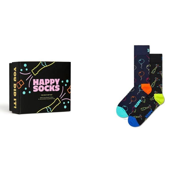 Happy Socks Strumpor Unisex - Mönster, 2-pack, Presentset