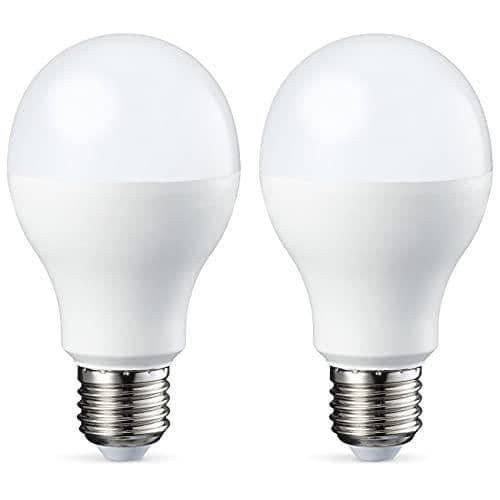Amazon Basics Set med 2 LED-lampor E27 14 W (motsvarar 100 W) Kallvita Ej dimbar