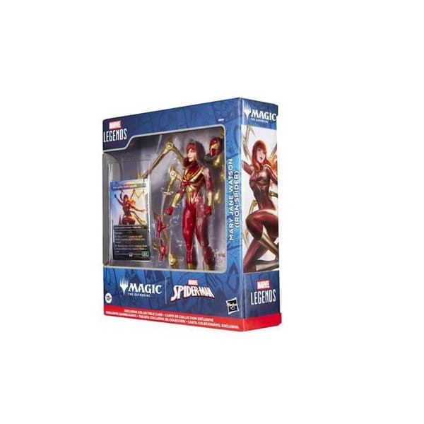 Figur och kort Magic The Gathering Marvel Legends Series Mary Jane Watson