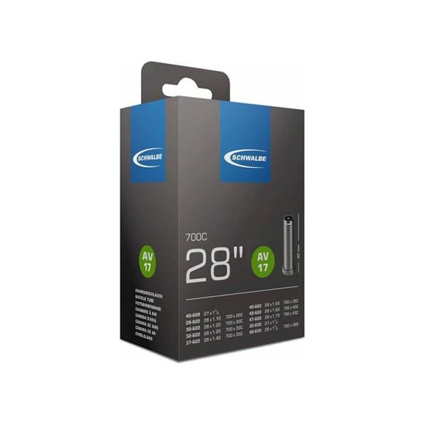 Innerrör - Schwalbe - AV17 - 700x28-45 B+C - Schrader 40 mm - Svart