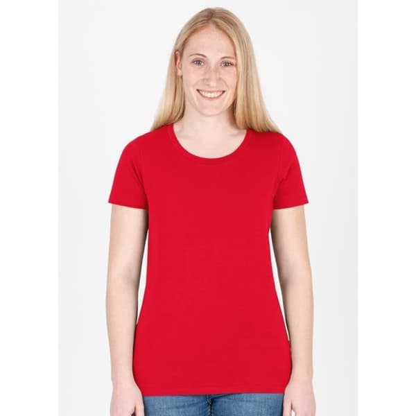 Jako Organic Stretch T-shirt - röd - S