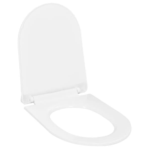 vidaXL Soft Close Toalettsits Quick Release Vit
