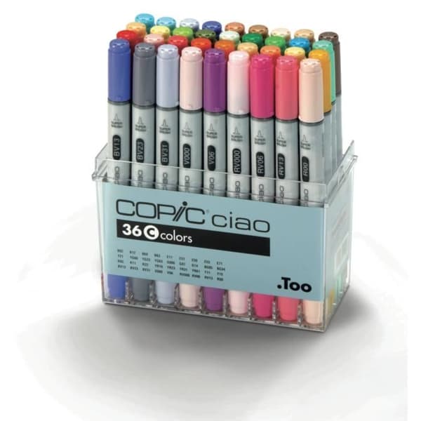 Set med 36 Manga Markers Copic Ciao Set C - Copic Multicolor - Assorted