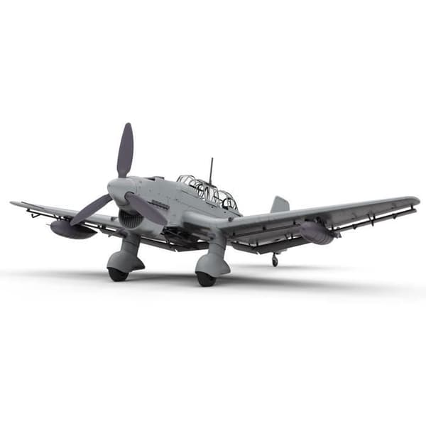 Junkers Ju-87B / R-2 'Stuka' flygplan - AIRFIX - Monterbar modell - För barn