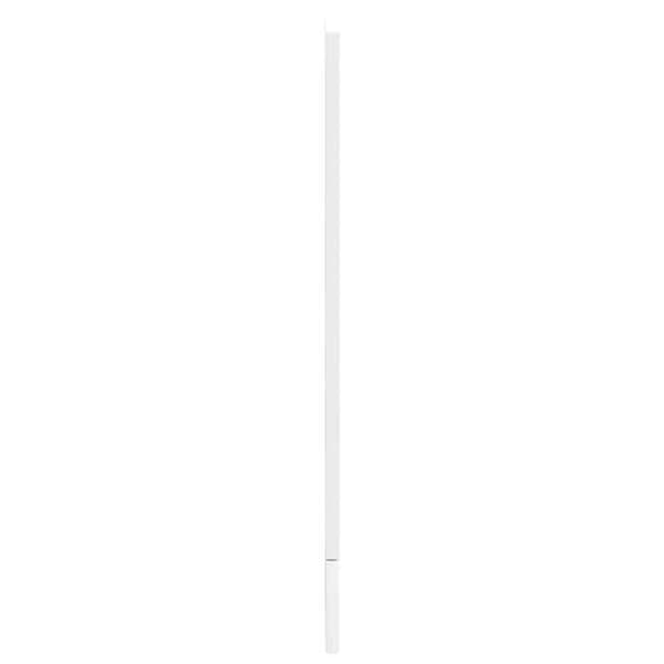 vidaXL Diskbords-panel Kalmar vit glans 45x1,5x57 cm 853649