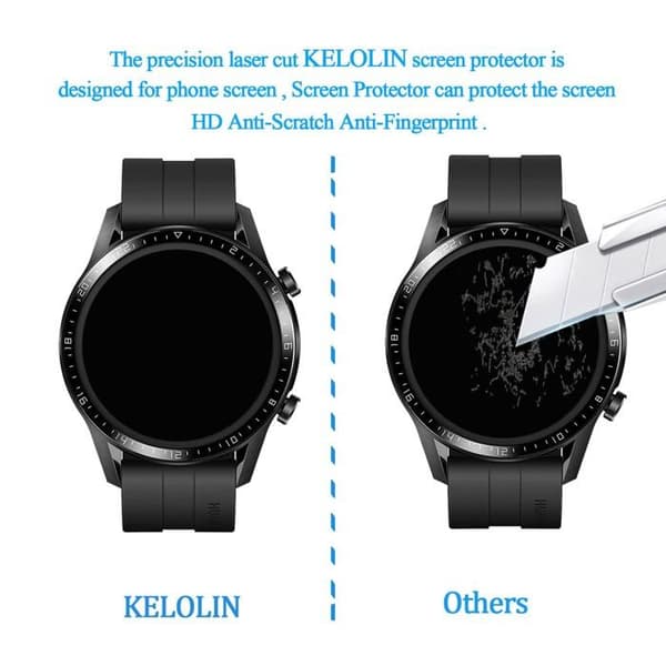 Glas för smartklocka - skärm för smartklocka Kelolin