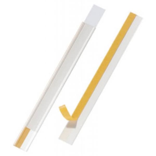 DURABLE SCANFIX självhäftande skenor 200 x 20 mm svart