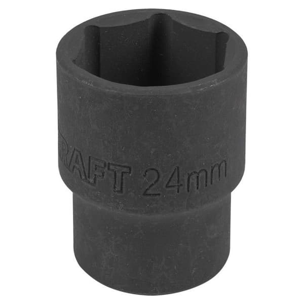 Kort 6-kantig hylsa 24 mm (1/2")