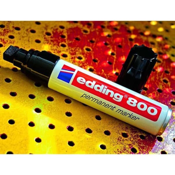 edding Permanenta markörer 2 st Svart 800