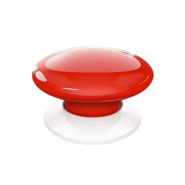 Röd Z-Wave Plus kontrollknapp - Fibaro