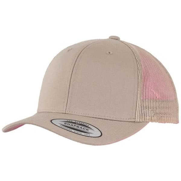 Truckerkeps - FLEXFIT - RETRO - Nätbak - Justerbar snapback - Hård front