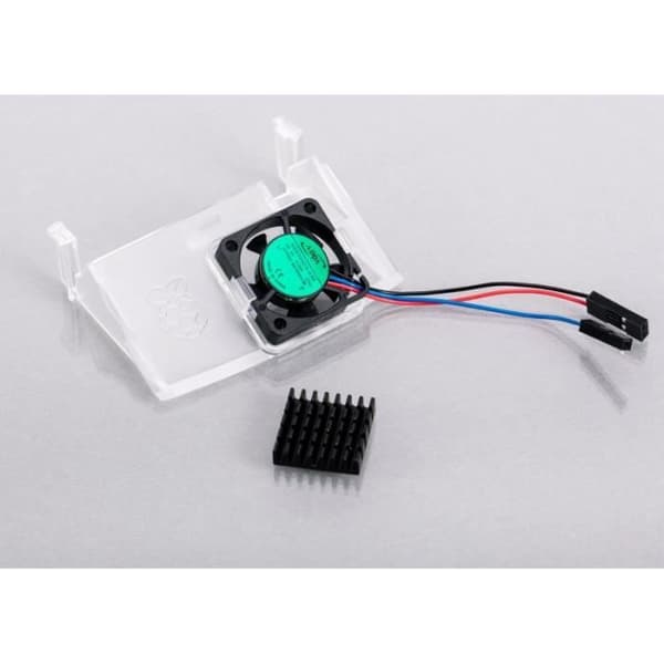 Fläkt - RASPBERRY PI - Raspberry Pi 4 - Officiell - Passar till höljet - Ideal temperatur