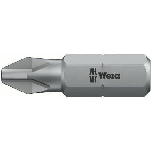 Embout PH - WERA - 851/1 Z - 10 delar - Extra-rigida - Hexagonal 1/4"