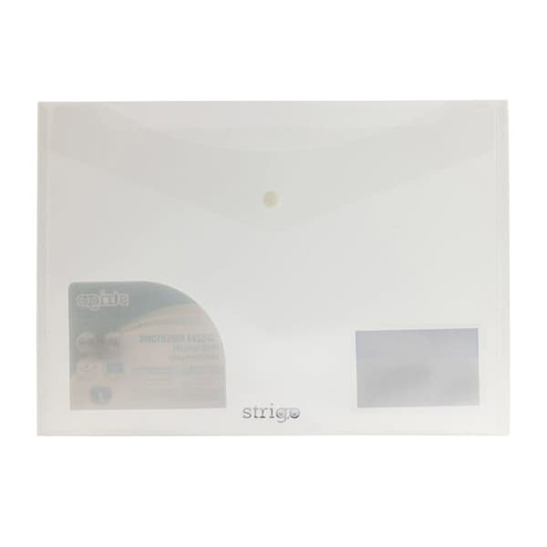 Strigo kuvert - tek0004344 - A4 - Blå - Polypropylen