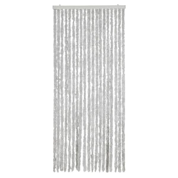 vidaXL Grå myggnät 56x200 cm chenille 377347