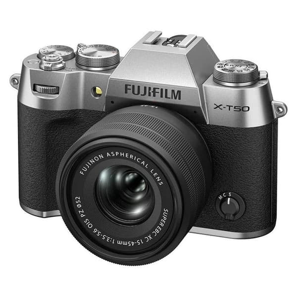 FUJIFILM X-T50 Silver + 15-45