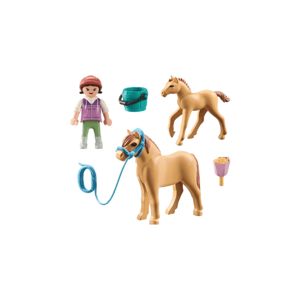 PLAYMOBIL 71498 Barn med ponnyer