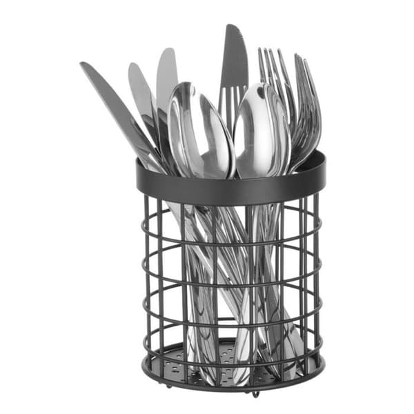 Svart bestickställ 120x(H)150mm - Hendi