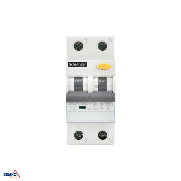 Differentialbrytare - SCHELINGER - BK-A08-GVL-AC-B25 - 25A - 30mA - IP20