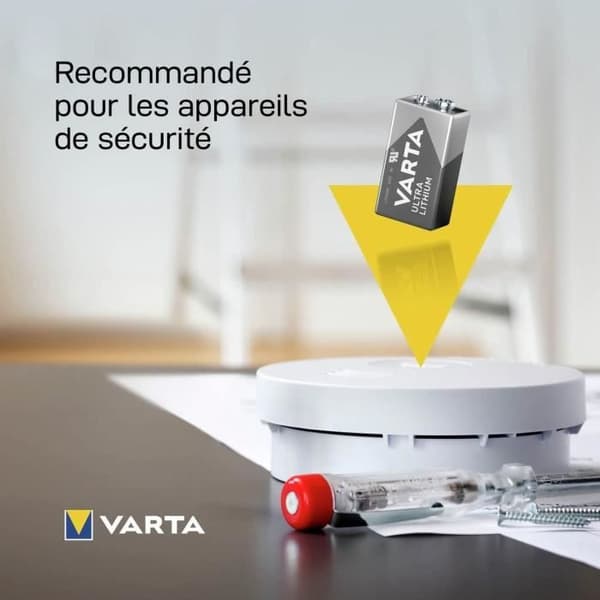 Litiumbatteri 6lr61 - VARTA - 6122301401