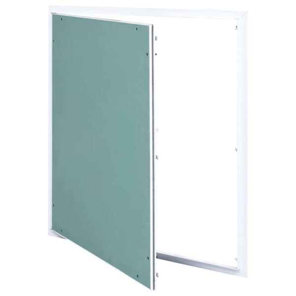 Åtkomstpanel - vidaXL - 200x200 mm - Aluminium - Gipsplatta - Grön och silver