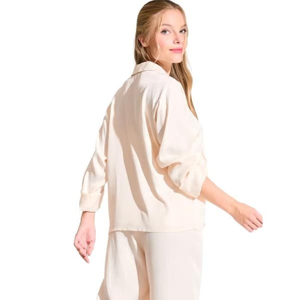 Pyjamasblus dam med ärmar Lisca Paris