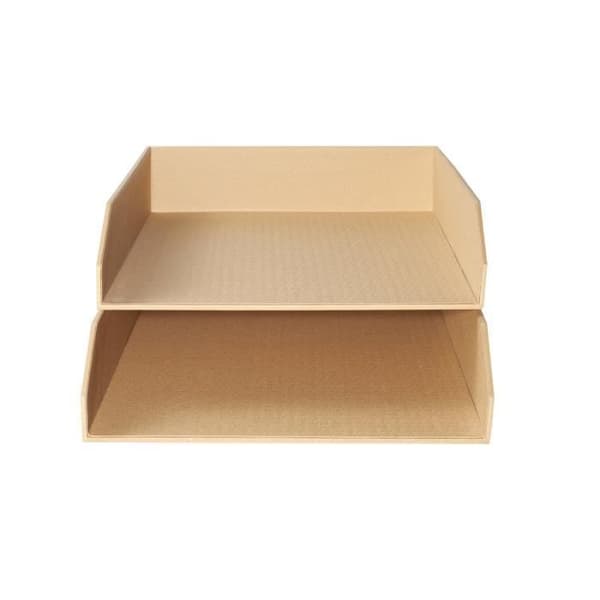 Postkorgar - EXACOMPTA - OfficeByMe - Set om 2 - Beige - Ekologisk