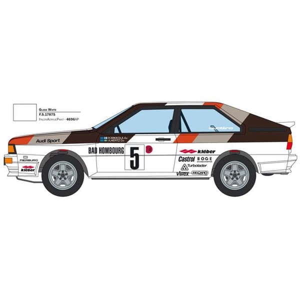 Modellbil: Audi Quattro Rally