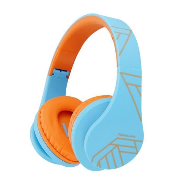 Ljudhörlurar - POWERLOCUS - P2Kids - Bluetooth - Orange - För Barn