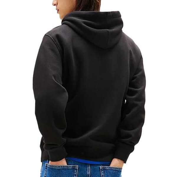Svart Hoodie Herr Tommy Hilfiger Linear