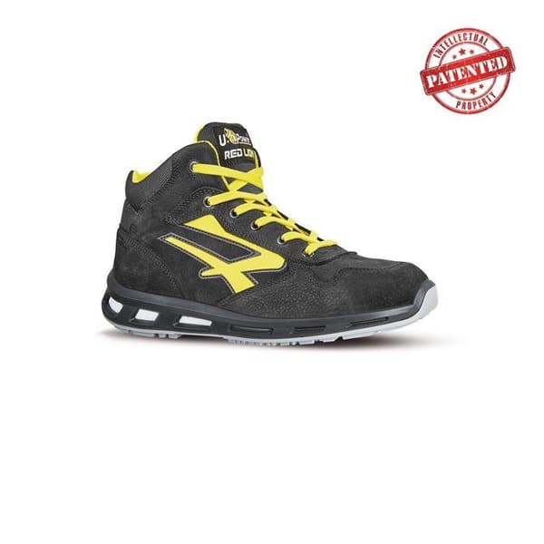 U-Power Shot S3 SRC arbetsskor - svart/gul