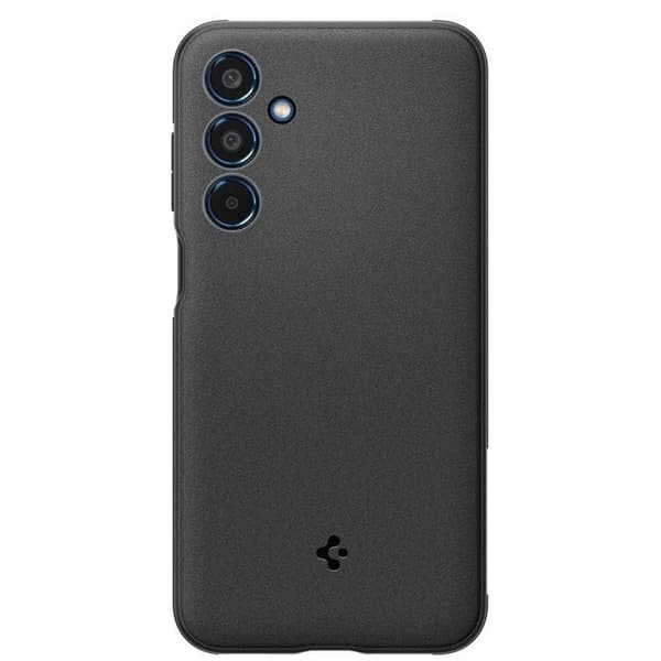 Spigen - Essential Sand Blast - Samsung Galaxy M35 - Matt Svart