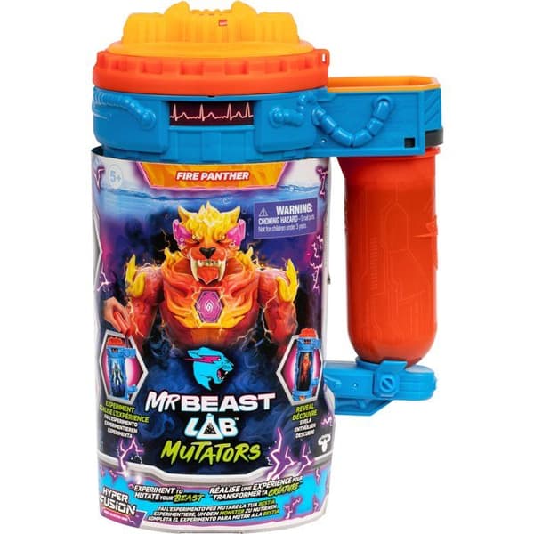 Figur Mutator Atomic Earth Panthere - MRBEAST LAB - FLAME - 13 cm - Från 5 år