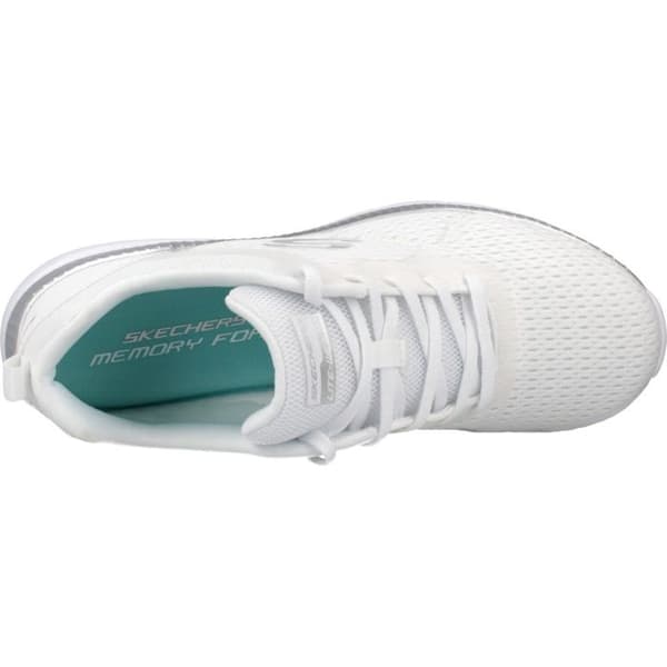 Basket Sneakers Dam, Vit, Skechers Bountiful - Quick Path
