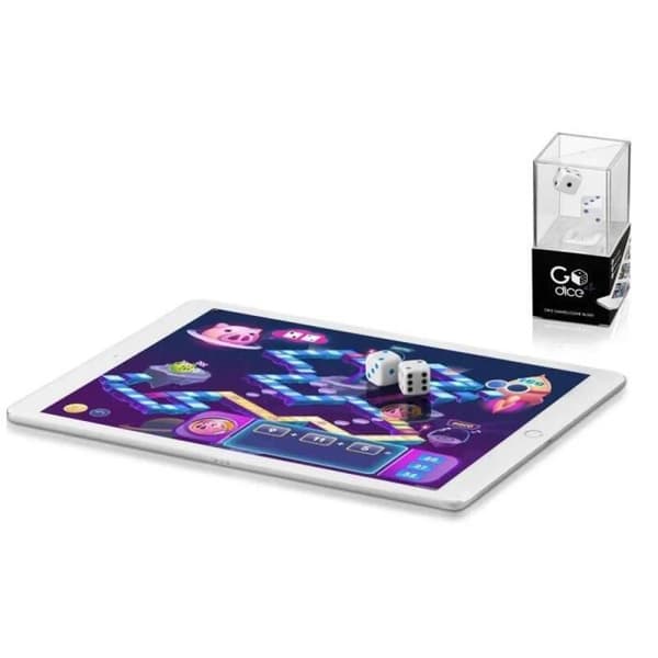 Dés Connectés - PARTICULA - GoDice 2 Pack - Svart och Blå - Specifik app - 2 tärningar ingår
