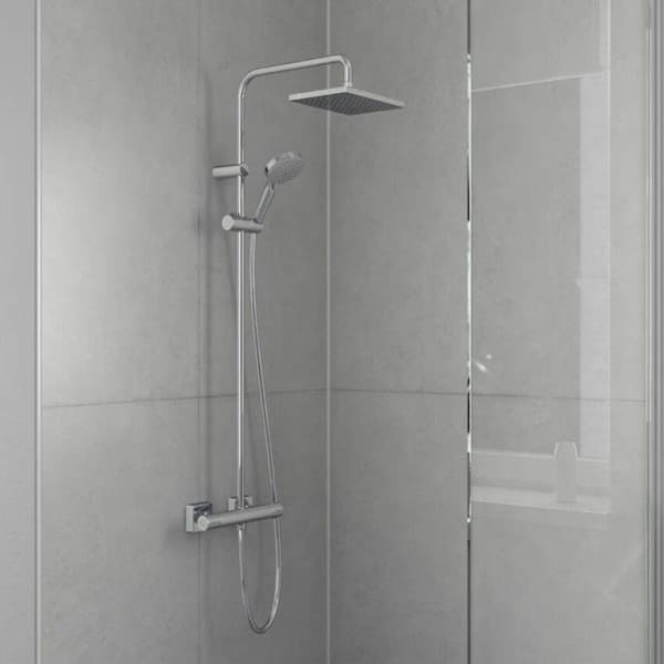 Termostatisk duschkolonn HANSGROHE Vernis Shape 230 kromad