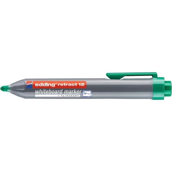 Whiteboardmarkör - EDDING - Paket om 10 - Grön - Rund spets - 1,5-3 mm