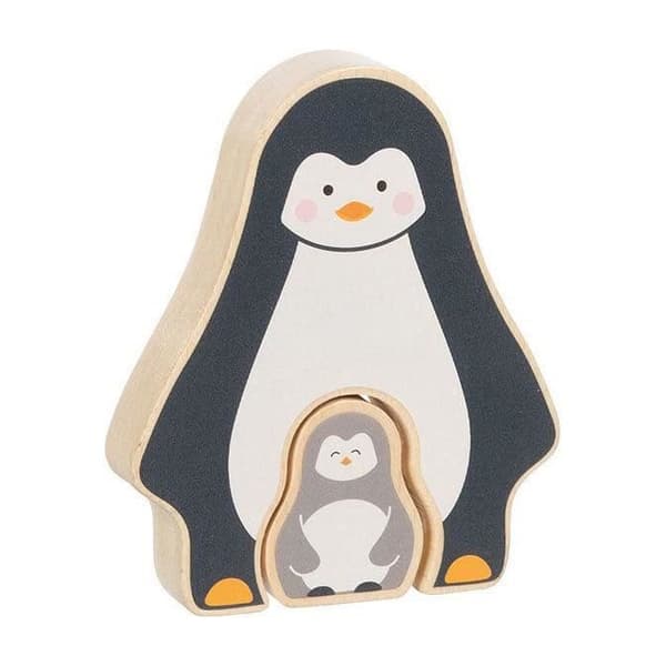 Goki träpussel stående pingvin, 2e.
