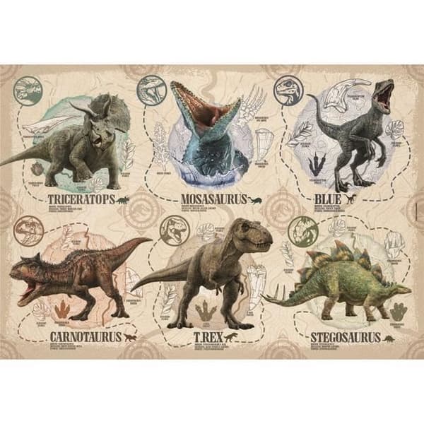 CLEMENTONI Pussel 104 bitar Jurassic World