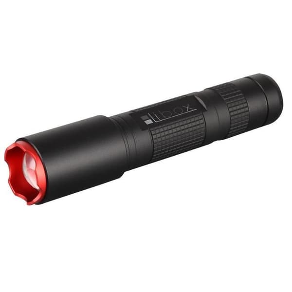 Torche - Libox - LB0108 - LED CREE XP-E - Svart - 200 m - Aluminium