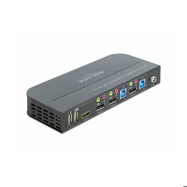 Switch KVM - DELOCK - 11482 - USB 2.0 - USB 3.0 - DisplayPort
