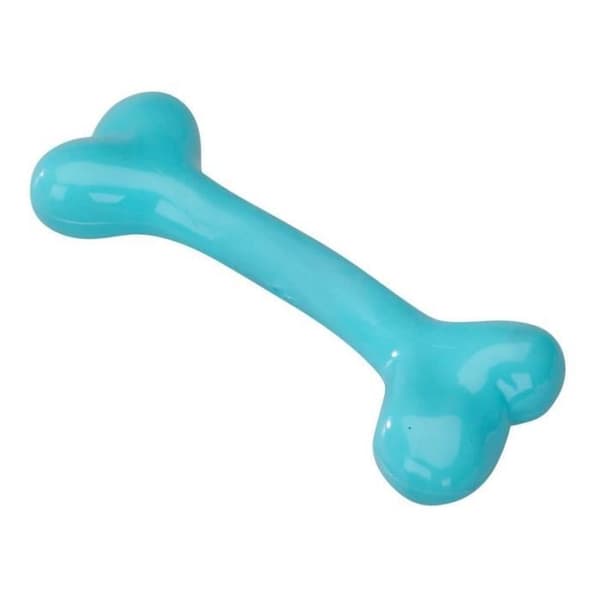 EBI gummiben S mintsmak 14,75cm - Blå - För hundar