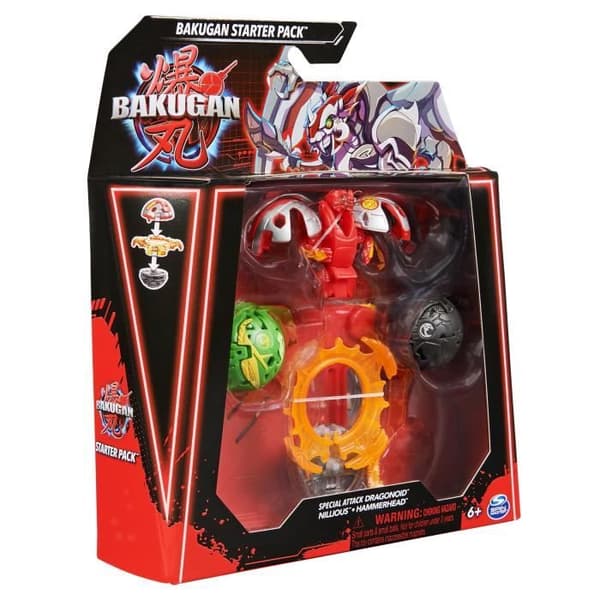 BAKUGAN - STARTPACK V1 - 2 Bakugan + 1 Bakugan Special Attack