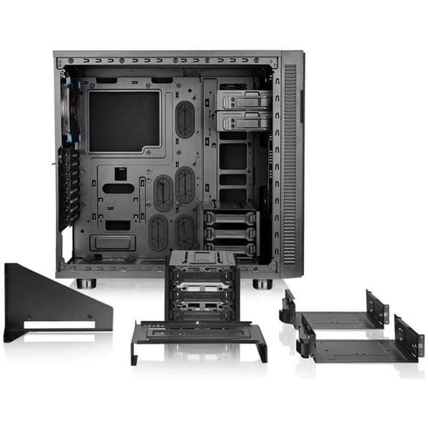 PC Chassi - Thermaltake - Suppressor F31 - Härdat glas - Bullerdämpande paneler - USB-Ljud