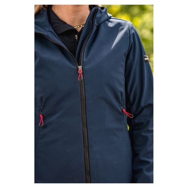 Vattentät ridsportjacka med huva Softshell Whis