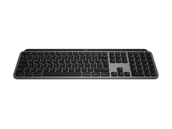 Logitech MX Keys S Azerty trådlöst tangentbord för Mac ljusgrå